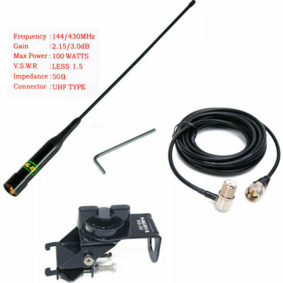 Nagoya NL-R2 VHF/UHF 144/430MHz Dual Band RB-66 Base Clip 5M - Foto 11