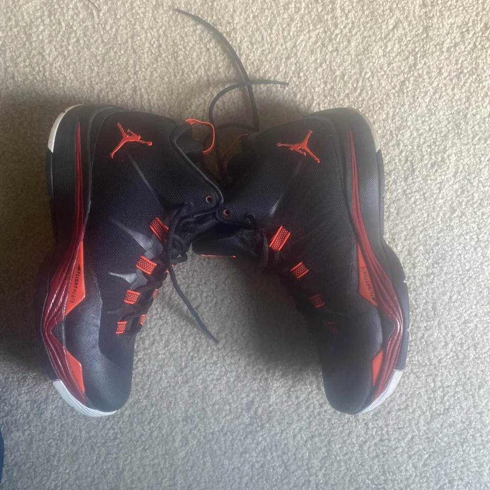 Nike Mens Jordan Super Fly 2 Basketball Shoes Size 8.5 Black red 599945-018 - Изображение 2 из 4