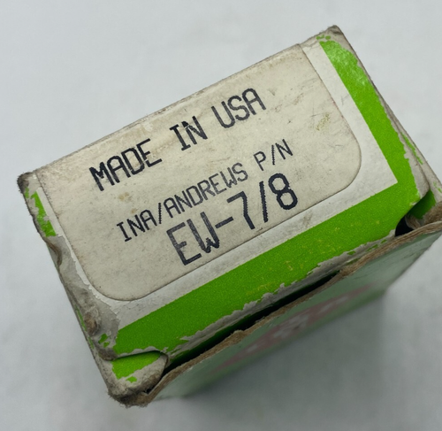 INA Andrews W-7/8 thrust bearing, made in USA W-7/8