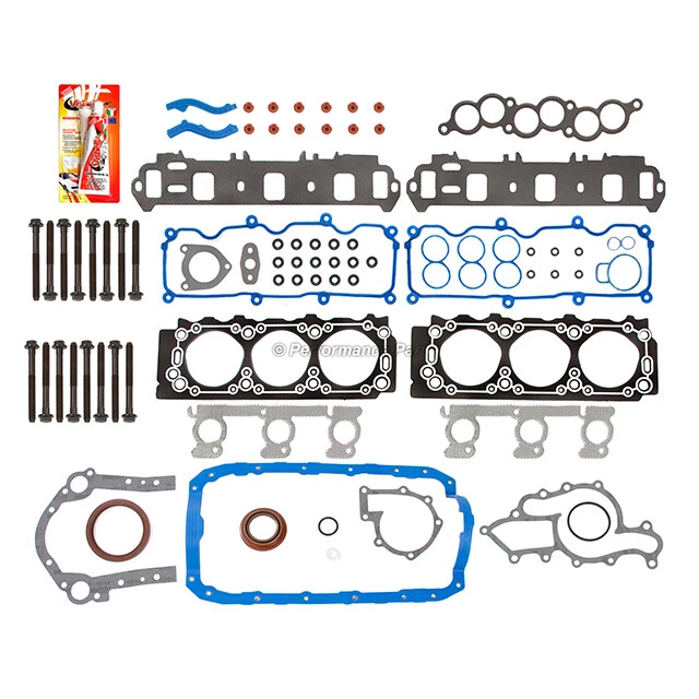 Juego completo de juntas pernos de cabeza para 01-07 Ford Taurus Mercury Sable 3.0 VIN 2 U OHV Foto 2 de 4