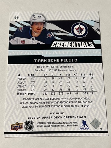 2023-24 Upper deck Credentials BASE #1-100 You Pick From List Complete your set - Picture 195 of 199