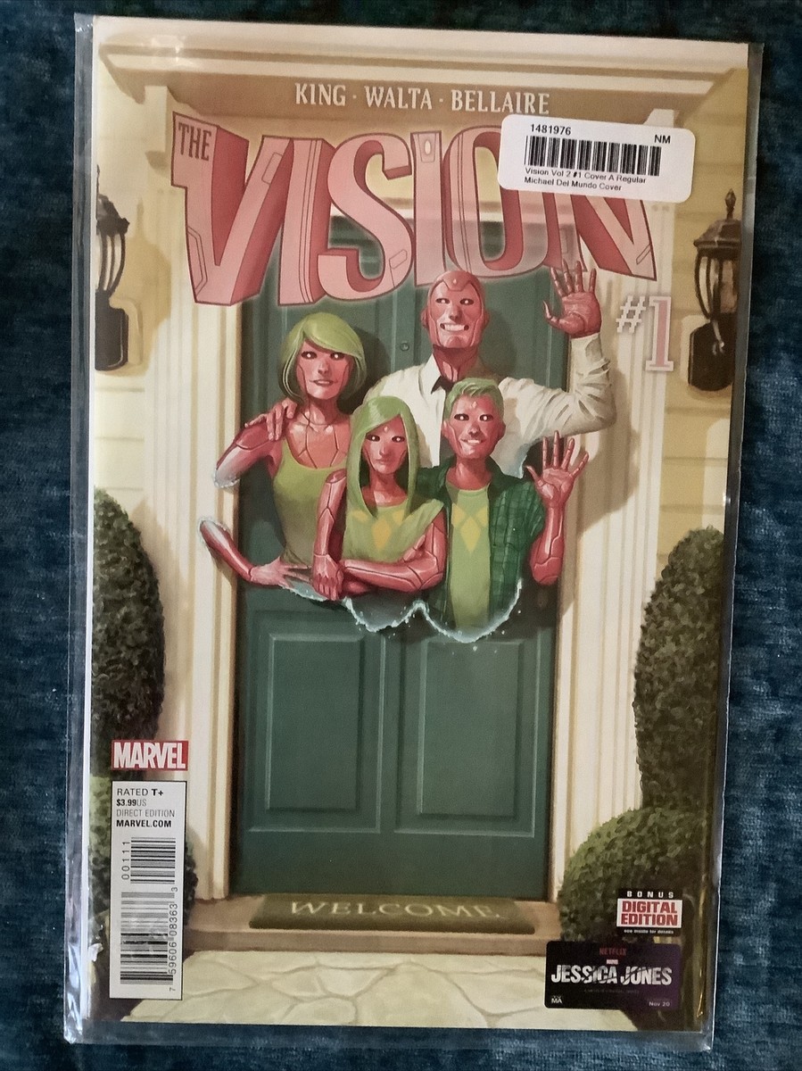 Vision #1 Marvel Comic Book 1st, Tom King,Michael Del Mundo Viv