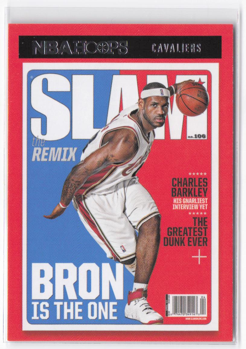 2020-21 Hoops Winter LeBron James #2 Slam Lakers