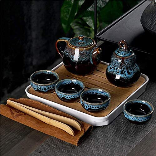 brand new ceramic Chinese Kungfu Tea Set Portable Travel Tea Set
