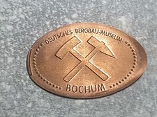 Elongated Coins - Pressed Pennies - Deutsches Bergbau Museum Bochum Rarität!