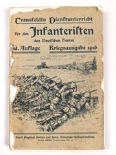 Transfeldts Dienstunterricht für den Infanteristen des Deutschen Heeres, Kriegsa