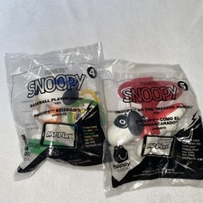 2018 McDonalds Happy Meal Toy Peanuts Masked Marvel  Baseball Player Snoopy