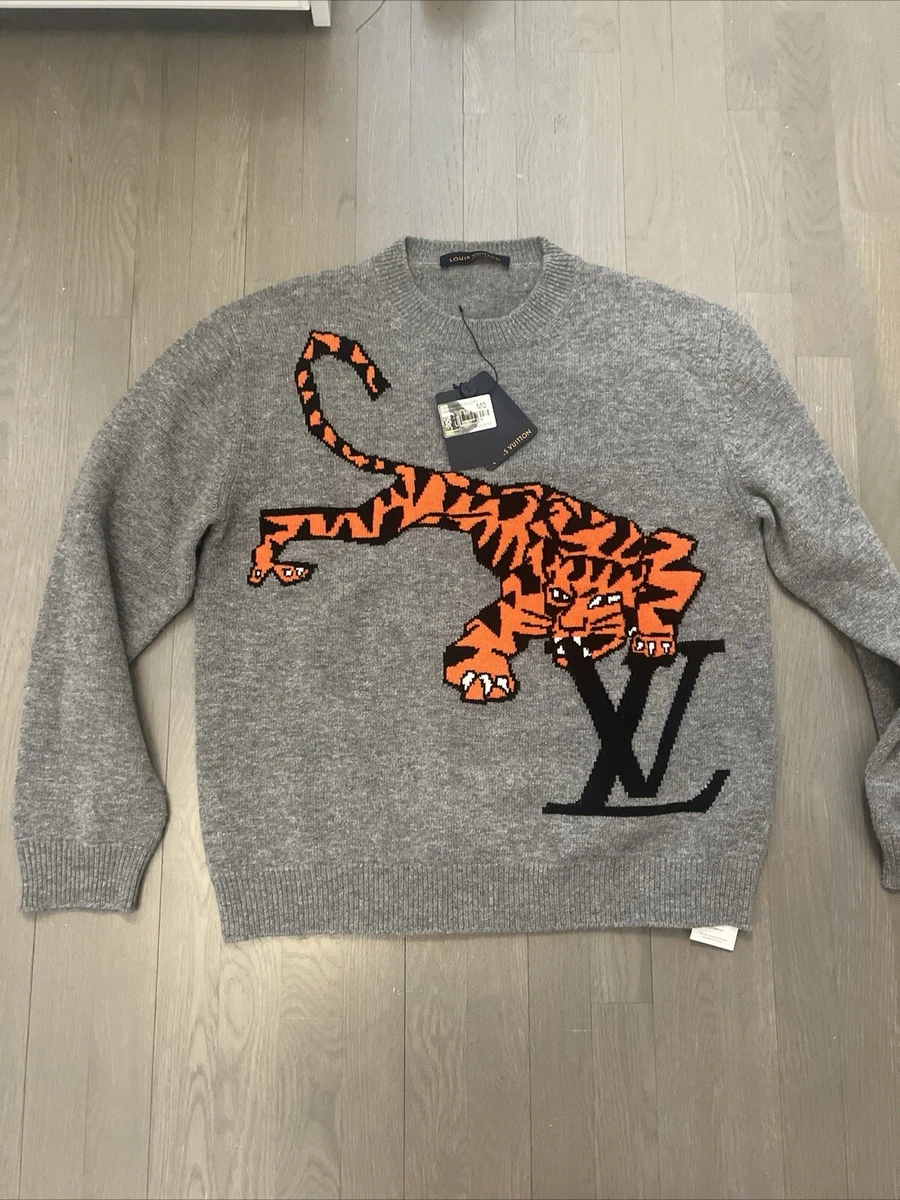 トップス LOUIS VUITTON knit sweater gray Monogram Brushed Knit Sweater - Women - Ready-to-Wear | LOUIS
