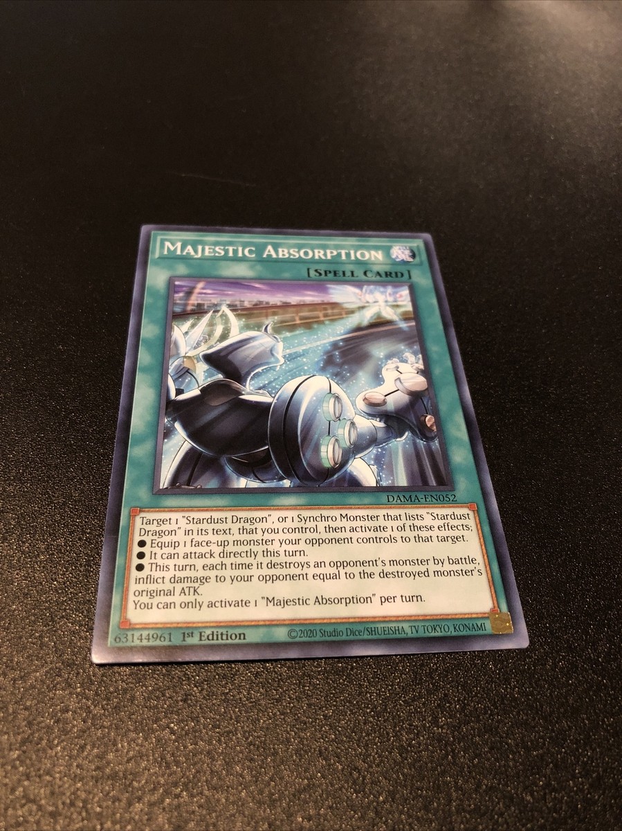 Majestic Absorption DAMA-EN052 Common 1st Edition English NM Yugioh! | eBay