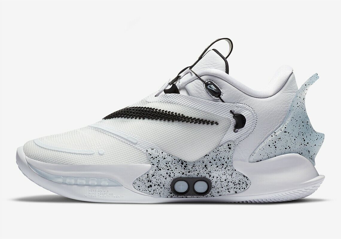 シューズ(男性用) Nike adapt bb 2.0. (25cm) New Men's Nike Adapt BB 2.0 Basketball Shoes Size 15 White Black