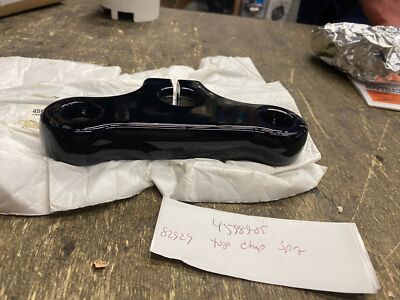 OEM Harley Davidson Black Top Triple Tree Clamp NOS Heritage