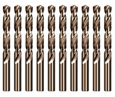 Cobalt Drill Bit with Size 1/16" to 1/2" HSS M35 Metalworking Drill Steel Metal