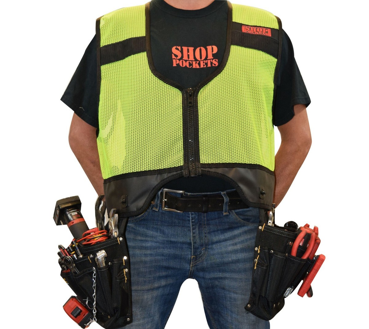 Elite Tool Vest Carpenter Plumber Construction Bag Electrician