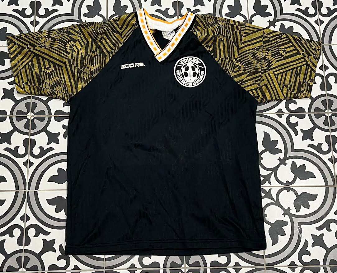 Vintage Soccer Futbol 1990s Edison New Jersey Club Sports Jersey Shirt Small