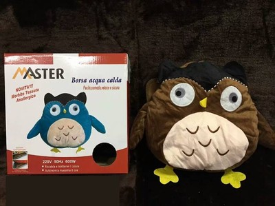 Borsa Acqua Calda Elettrica, Boule Elettrica Riscaldante Con Tasche, Scaldino in Peluche 500W, Scaldamani, Scaldapiedi, Dolori Muscolari, Pancia, Dorsali e Mestruali (MICIO CUORE) | RDN Street Market