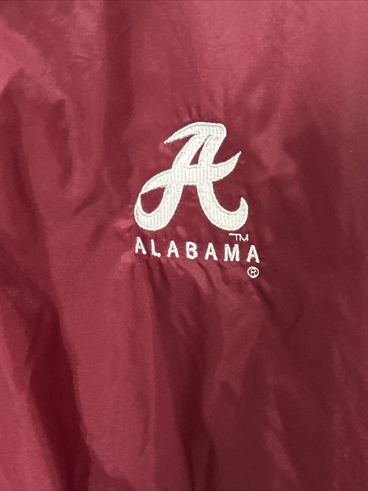 University Of Alabama Charles River Windbreaker Jacket Lined Hooded Size Medium - Image 2 of 4