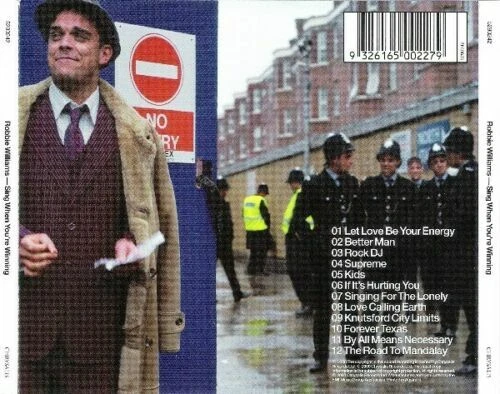 ROBBIE WILLIAMS "SING WHEN YOU'RE WINNING" - CD - Image 2 of 2