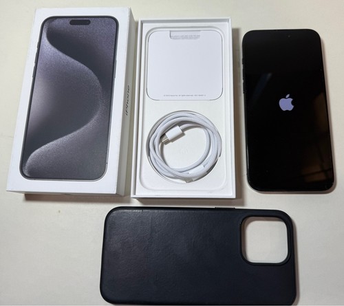 Apple iPhone 15 Pro Max - 1 TB - Black Titanium (Unlocked) - EXCELLENT Condition - Zdjęcie 13 z 14