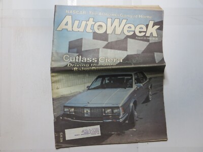 AUGUST 23 1982 AUTOWEEK MAGAZINE CUTLASS CIERA, NASCAR TALLADEGA FC