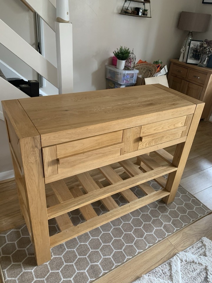 oak furniture land oak console table eBay