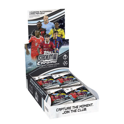 2022-23 Topps Stadium Club Chrome UEFA - YOU PICK Base By Team - BULK DISCOUNT