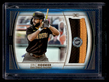 2021 TOPPS DEFINITIVE COLLECTION JUMBO RELICS BLUE #DJREH ERIC HOSMER #ED /30