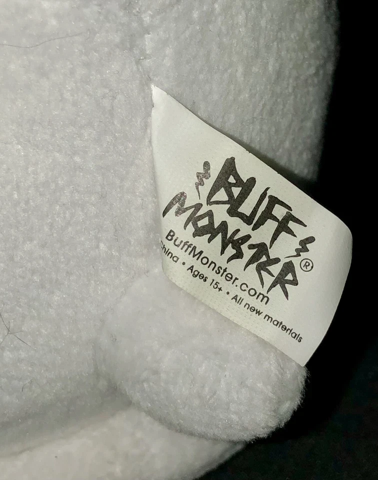 Buff Monster Pink Is Power 5” Plushie Vanilla Ice Cream Scoop Melty Misfits Art - Image 3 of 4