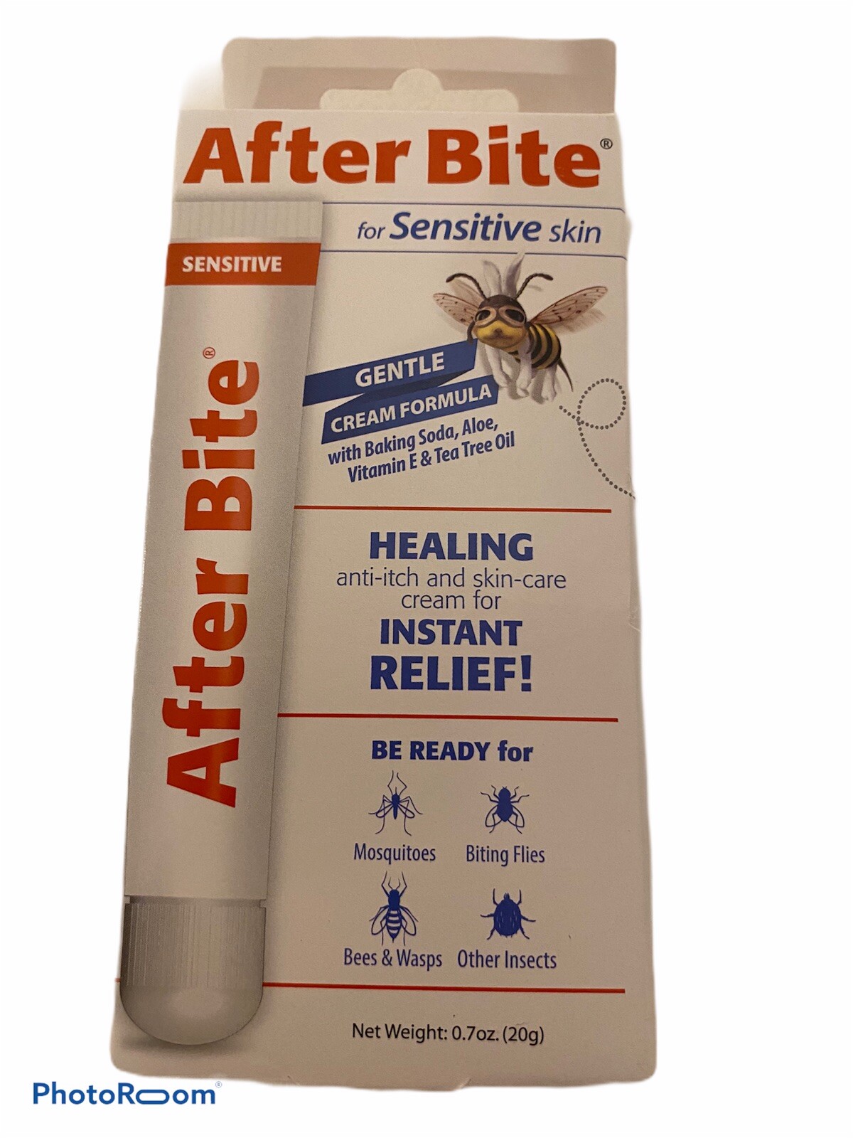 After Bite Sensitive Skin Instant Relief Insect Bite Cream Treatment