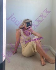 Zara Beige Textured Weave Midi Dress S Small 8 New Ecru Cream