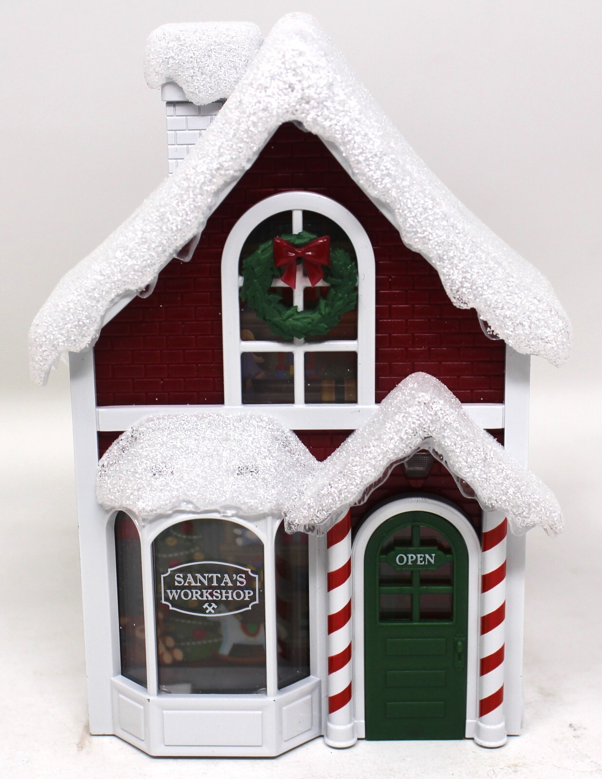 Bath Body Works Projector Santas Workshop Wallflower Plug In Christmas Light Up-image