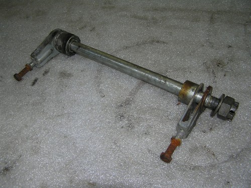 Kawasaki EN 500 Hinterradachse Kettenspanner rear axle