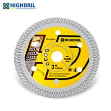 1pc 75mm Diamond X Mesh Saw Blade Concrete Granite Marble Cutting Disc Grit40/50