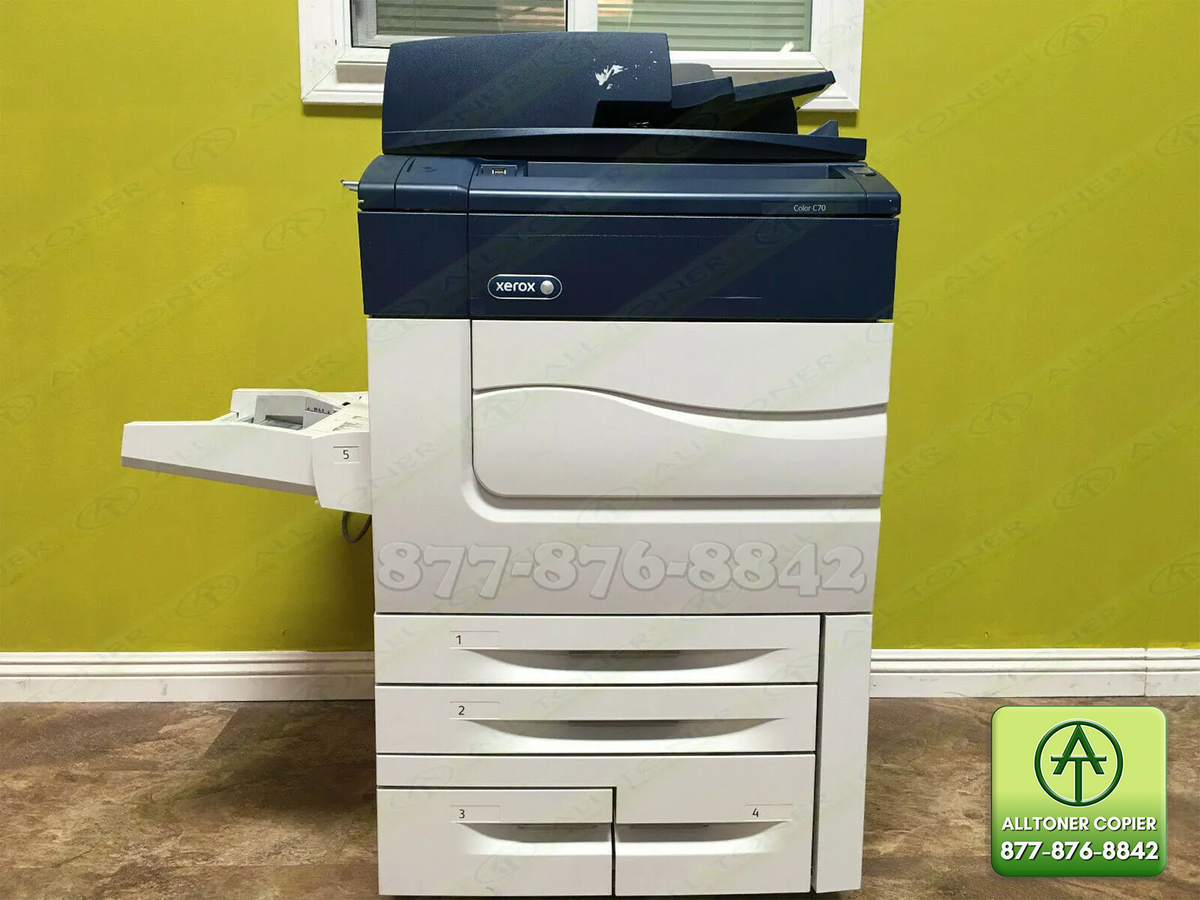 Xerox Color C60 Printer Bustled Fiery Bypass Tray Offset Catch