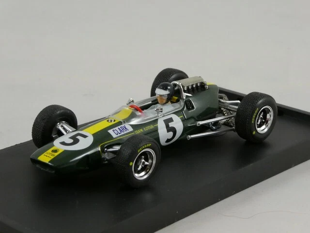 Brumm Lotus 33 #5 Jim Clark World Champion 1965 winner British GP 1/43 R590-CH - Immagine 2 di 3