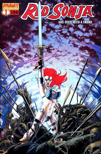 RED SONJA #1 SHE-DEVIL WITH A SWORD VARIANT EDITION SIGNED ARTIST JOHN CASSADAY
