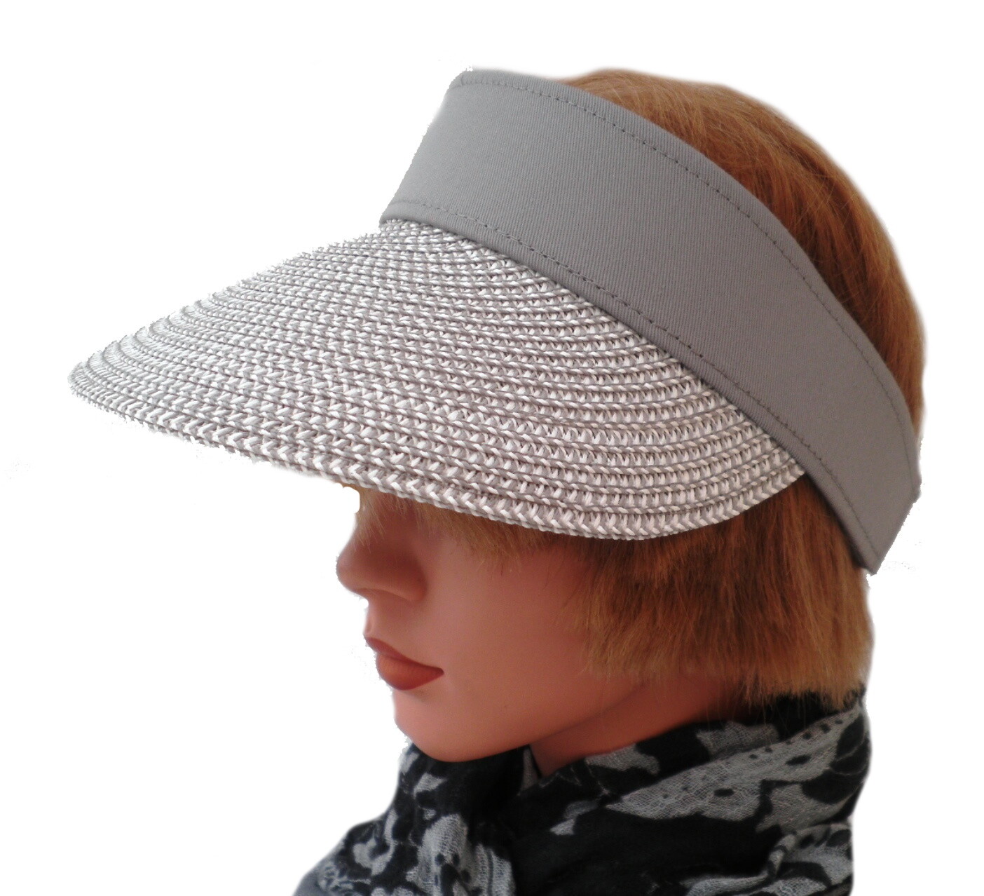 Damen Sonnenvisier - Leichter Sommerhut Mit Verstellbarer Krempe