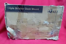 WALI Triple Monitor Mount, 3 Monitor Stand Desk Mount with Premium Gas Spring Ar