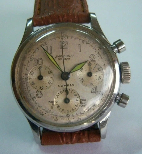 Universal Geneve Compax  ref.22278  chronograph cal. 281 working 33mm.