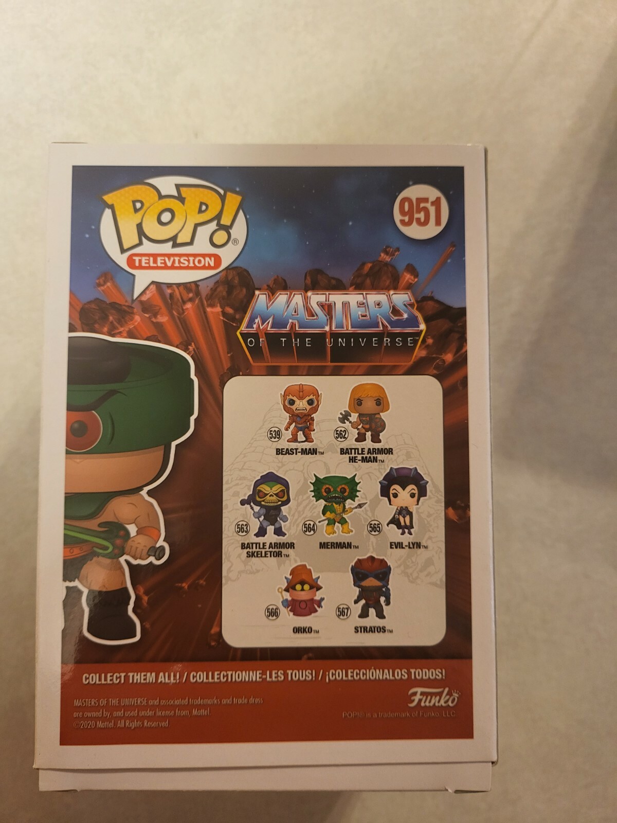 Funko Pop Masters of the Universe Tri-Klops Vinyl Figure ECCC OFFICIAL STICKER 