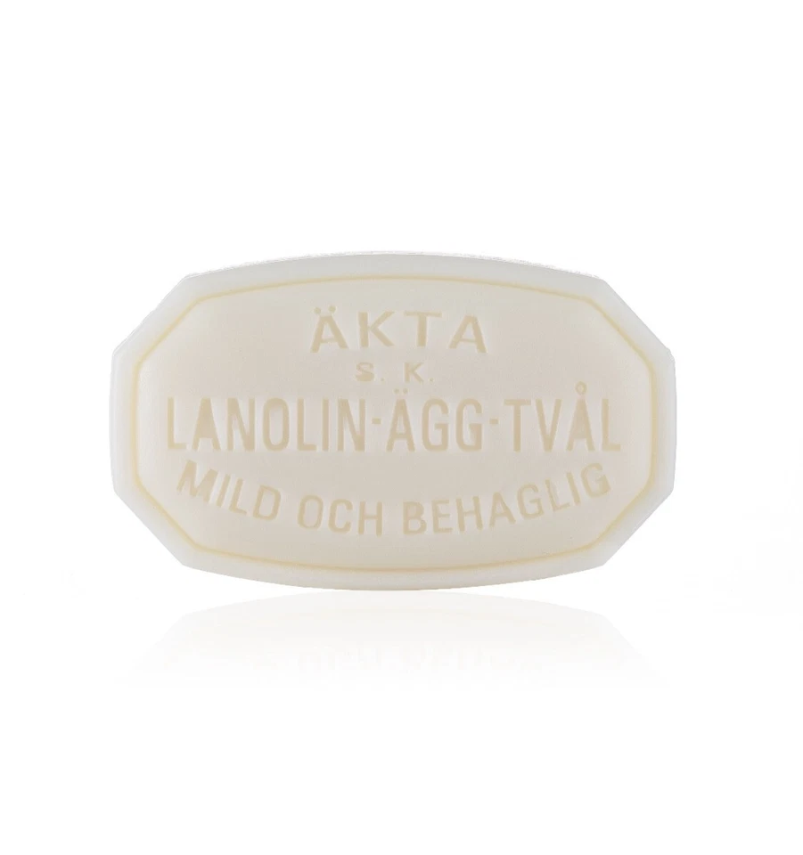 Victoria Lanolin-Agg-Tval Nuevo Paquete de Huevos Suecia Jabón para Huevos Jabón Blanco (50g X 6) Foto 2 de 2