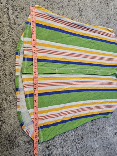 VTG NWT Eddie Bauer Striped Cotton Sleeveless Top Collared Button Down W Medium - Picture 3 of 7