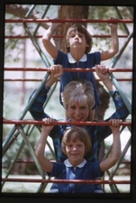 Janet Leigh with daughters Kelly & Jamie Lee Curtis Original 35mm Transparency 