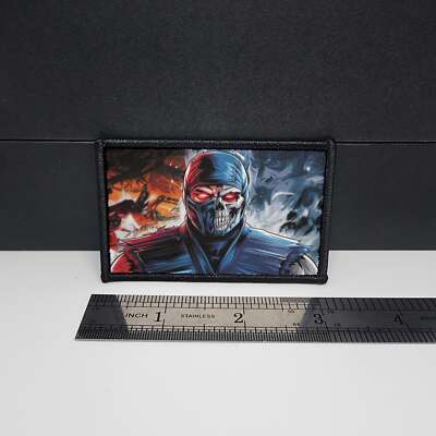 Video Game Inspired Morale Patch Custom Tactical Sub-Zero MK 2x3 inch