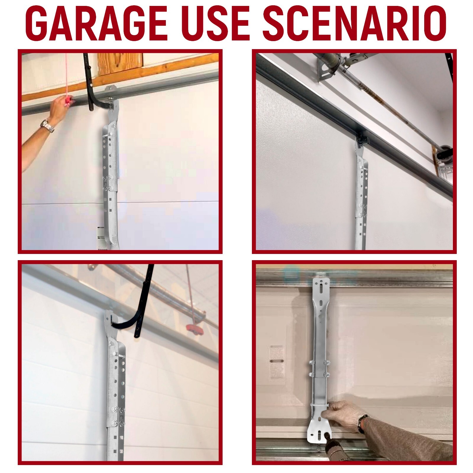 Garage Door Opener Reinforcement Adjustable Bracket, Garage Door Parts eBay