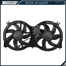 Radiator Condenser Cooling Fan Assembly For 2014 2015 2016-2020 Infiniti Qx60