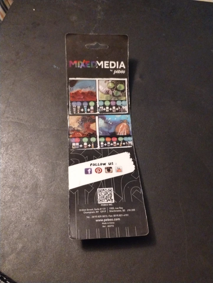 Pebeo Mixed Media Videos Technical Information 4GO REf# 003772 NEW Rare - Image 4 of 4