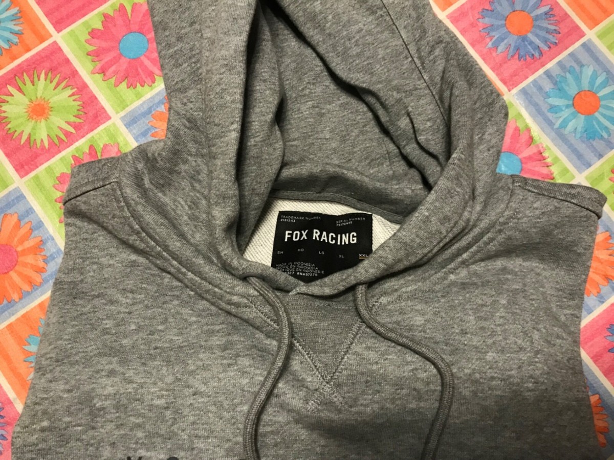 Fox Racing Pullover Fleece Men's 2XL Hoodie Trademark