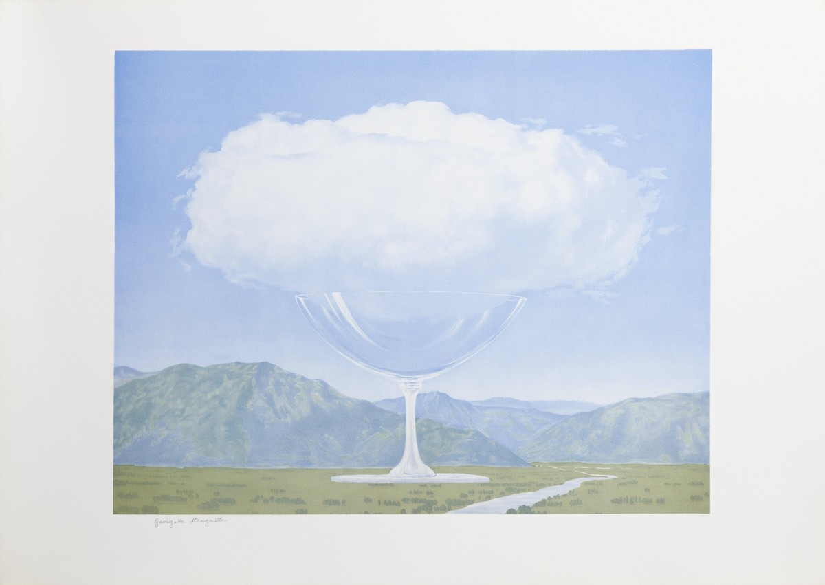Rene Magritte, La Corde Sensible, Lithograph, signed in pencil by