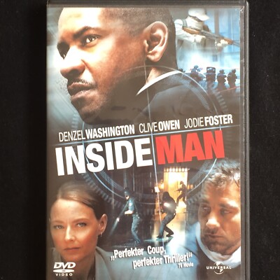 Inside Man・Thriller・Spike Lee・i.a. D. Washington・J. Foster・D/E/ES/IT・DVD 2006・VG