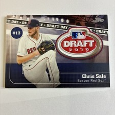 2020 Topps Series 2 CHRIS SALE Draft Day Medallion Patch Relic Red Sox